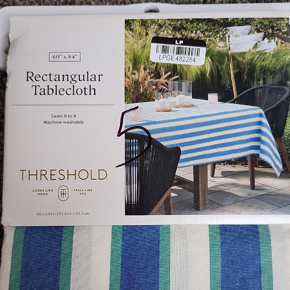 Tablecloth 60x84 New